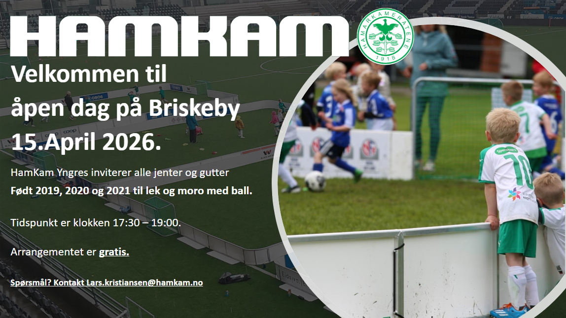 Lyst til å prøve ut fotball i HamKam Yngres?